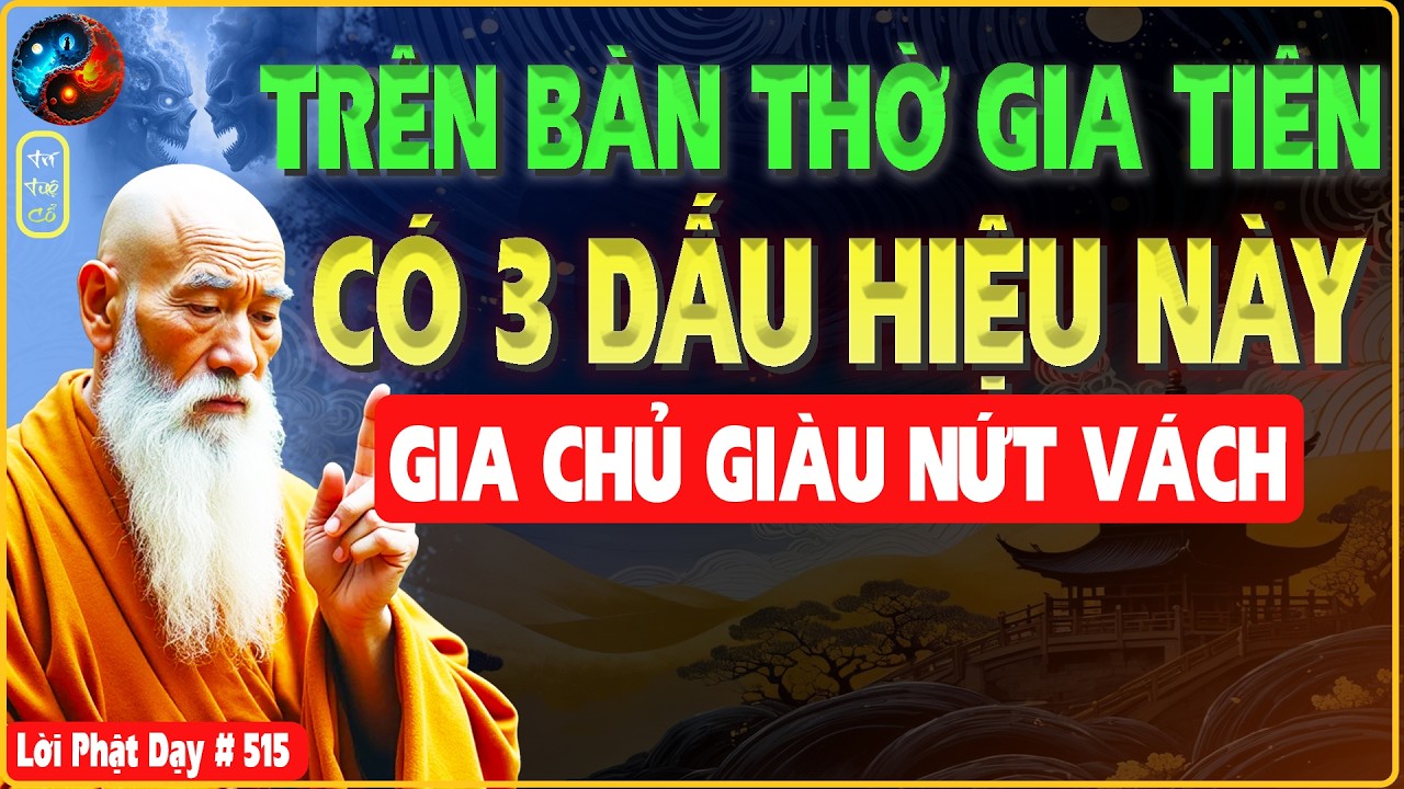 3 DẤU HIỆU BÀN THỜ HÚT LỘC TỔ TIÊN GIÀU NHƯ TRÚNG SỐ - TRÍ TUỆ CỔ