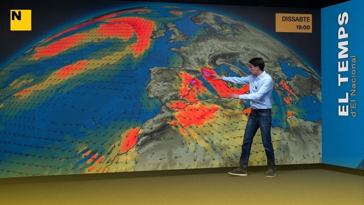 EL TEMPS | La borrasca Nils arriba a Catalunya amb pluges i un temporal de vent perillós