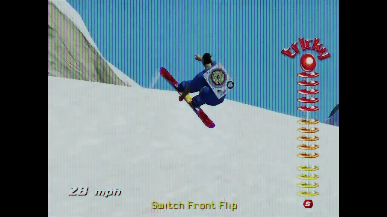 VHS EDIT - Untracked - Experimental Gameplay (SSX Tricky)