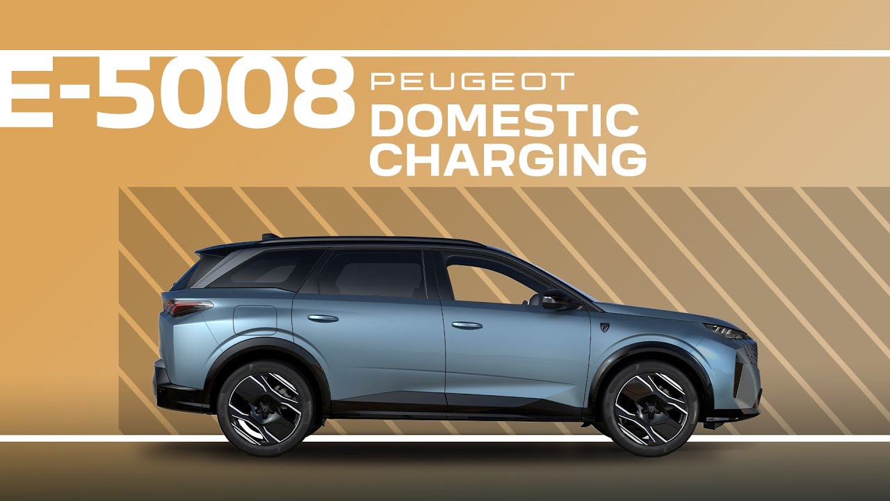 Peugeot E-5008 | Tutorial | Domestic charging