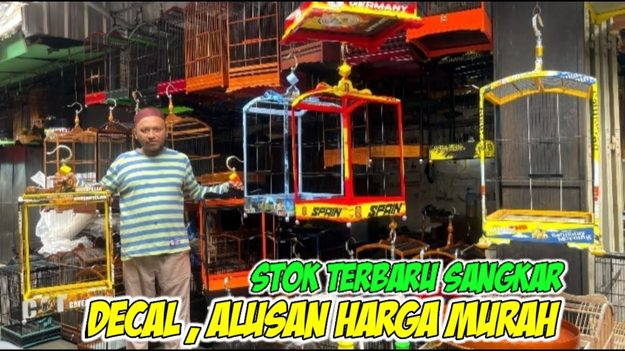 Stok Sangkar Baru di Kios BAROKAH SANGKAR #sangkar #sangkardecal #sangkarburung 