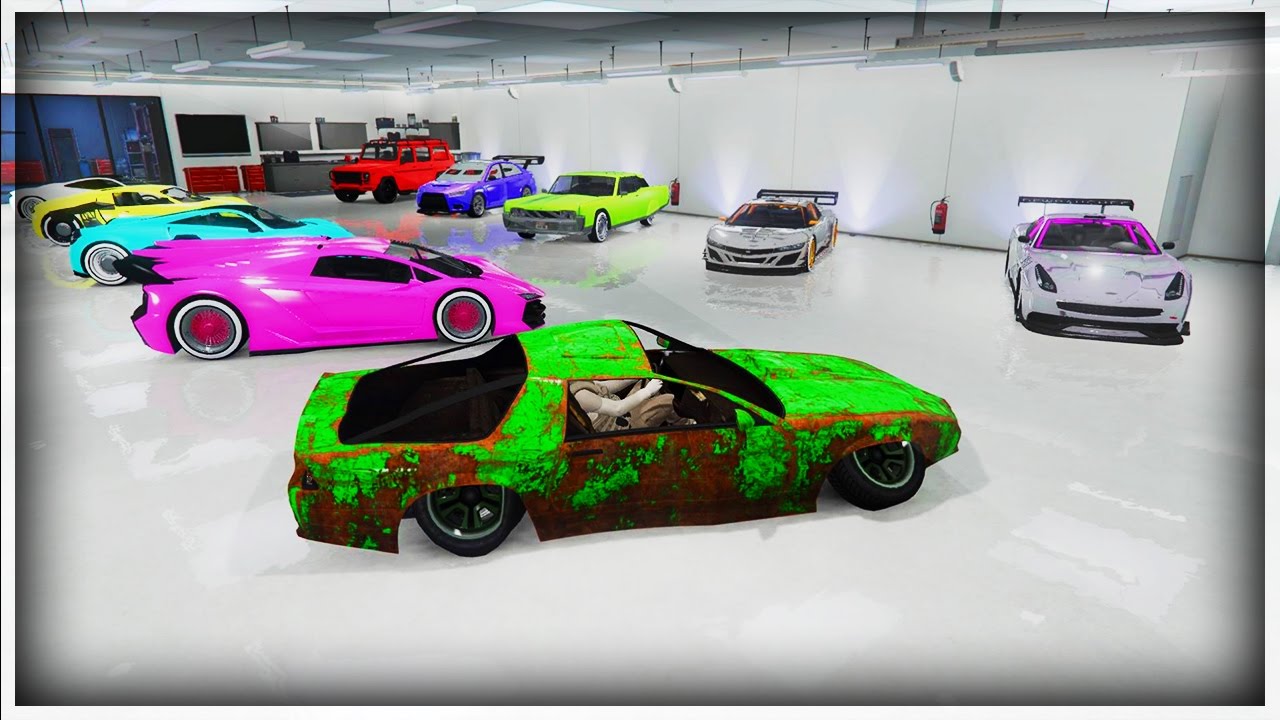 PRÉSENTATION DE MES GARAGES MODDER ! GTA 5 ONLINE