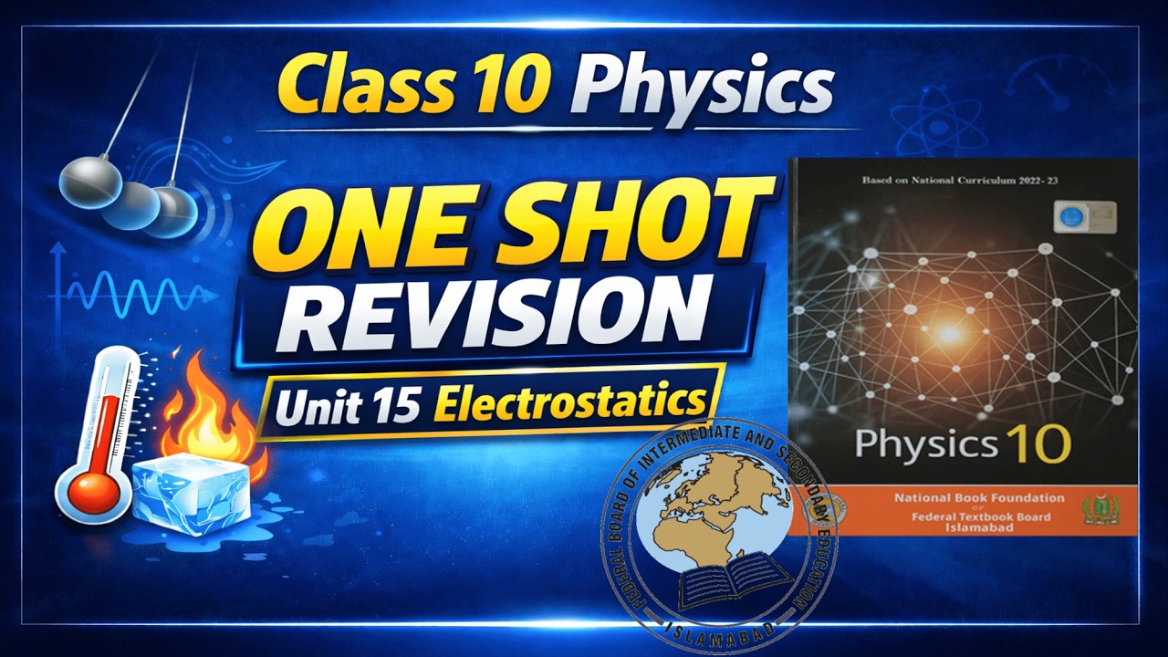 Electrostatics Made Easy | Class 10 Physics Chapter 15 | Live Class