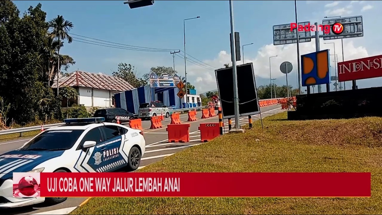 Uji Coba One Way Jalur Lembah Anai