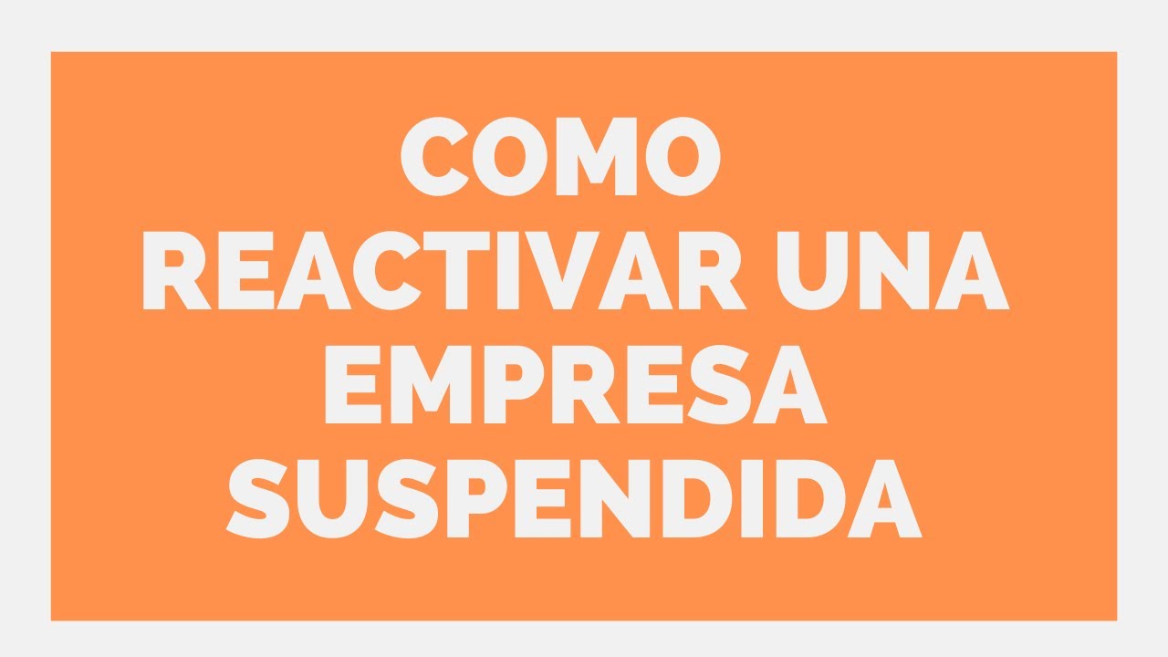 👍 COMO REACTIVAR UNA EMPRESA SUSPENDIDA HACE MAS DE UN AÑO  👉Estudio Contable En Lima