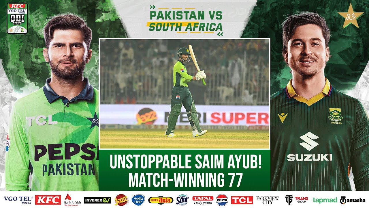 Saim Ayub On Fire! Match-Winning 77 | Pakistan vs South Africa ODI Series | 3rd ODI | PCB | M2R1U