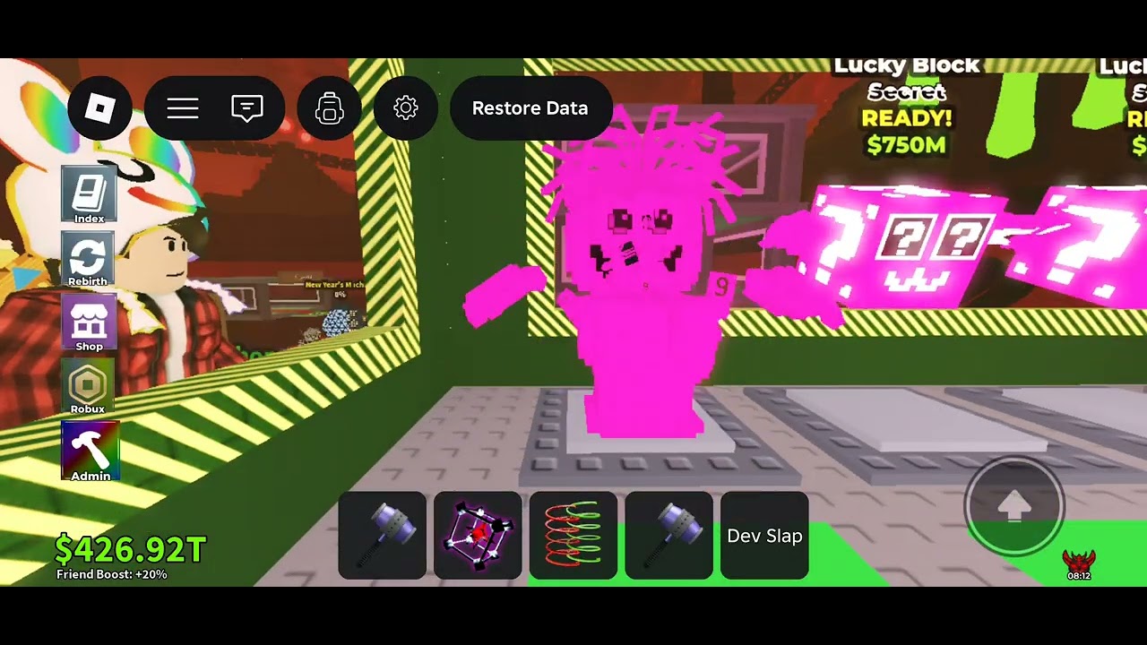 Secret Lucky Block Race (feat,Dominic