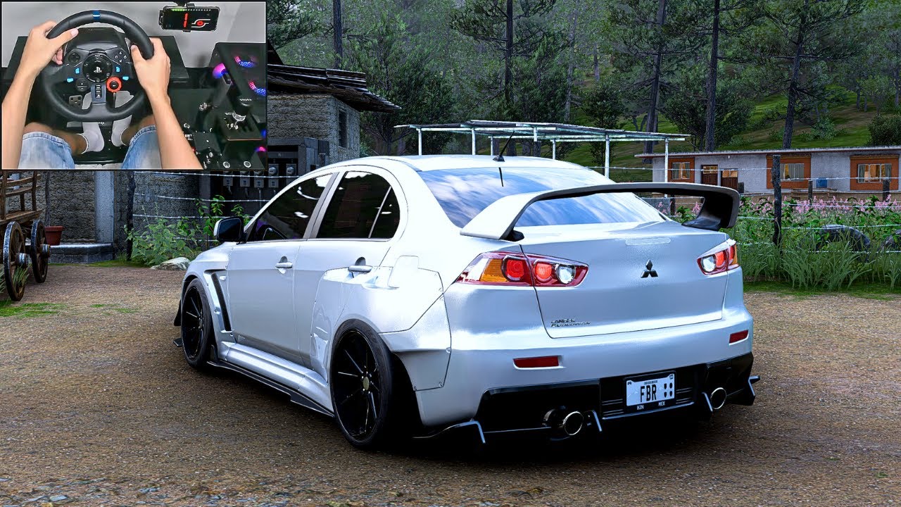 Mitsubishi Lancer Evolution X GSR + (Body Kit) | Forza Horizon 5 | Logitech G29