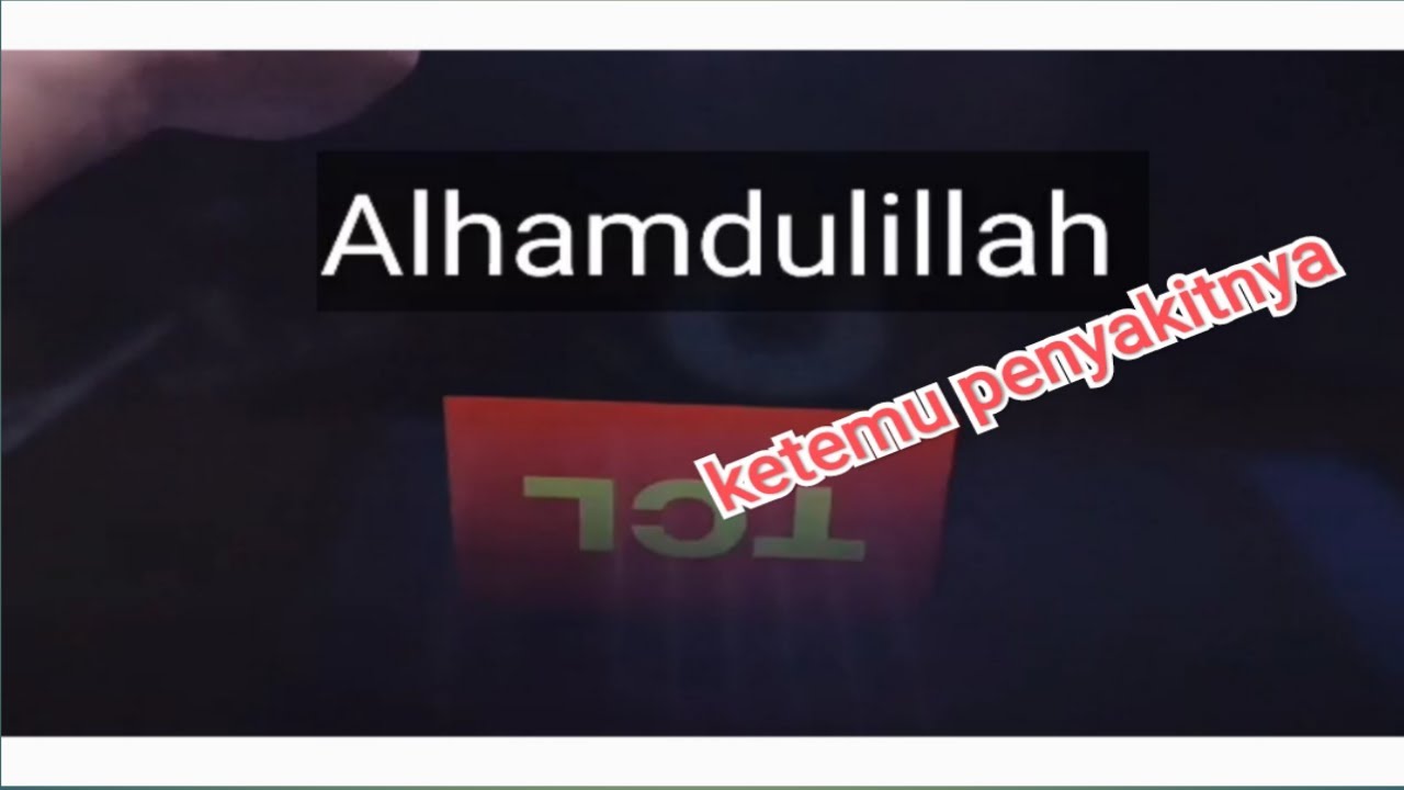 Tcl 32d3000a gak ada gambar
