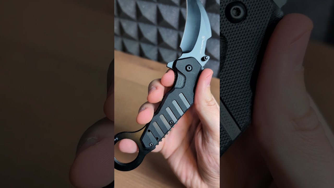 Smith & Wesson Extreme Ops Assisted Karambit Einhandmesser