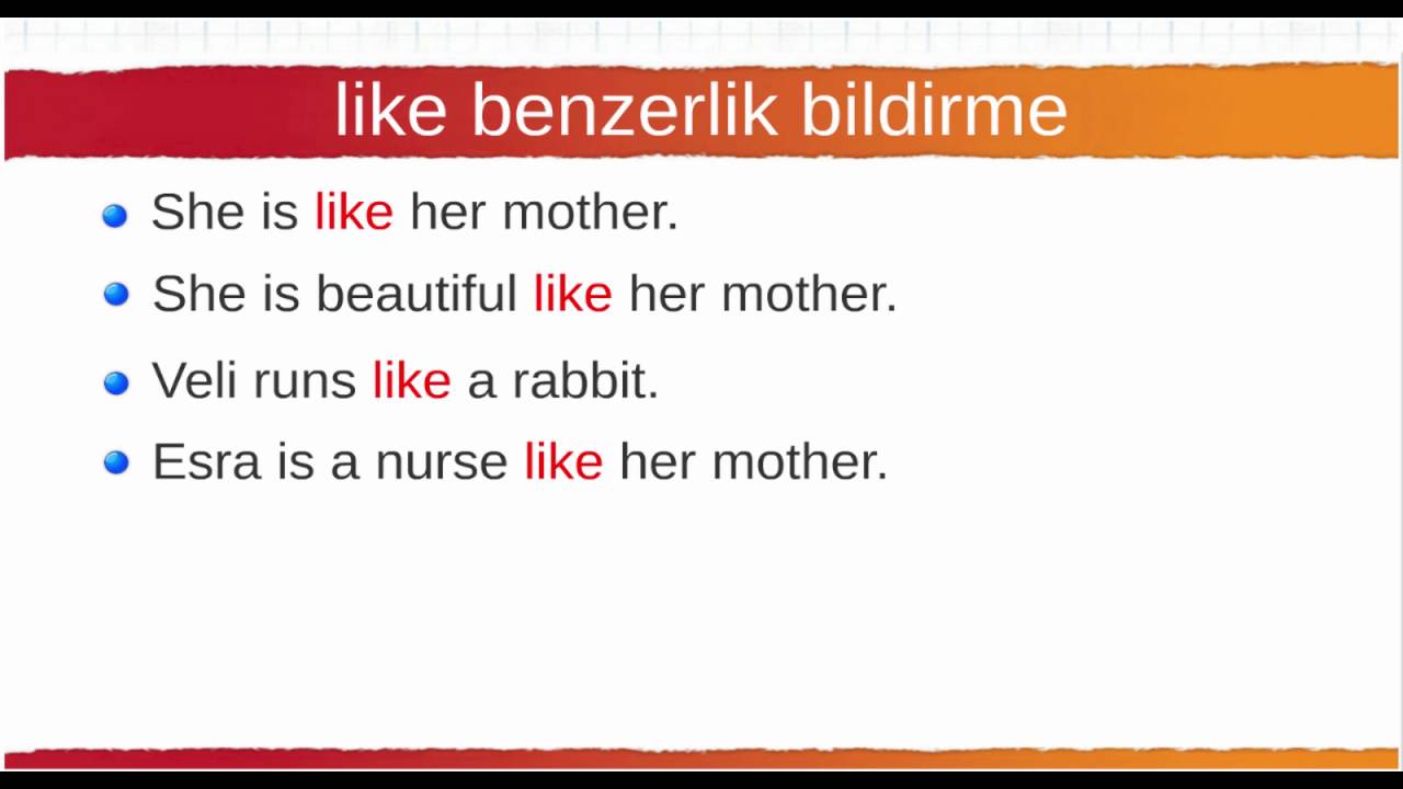 098 Like ile benzerlik bildirme