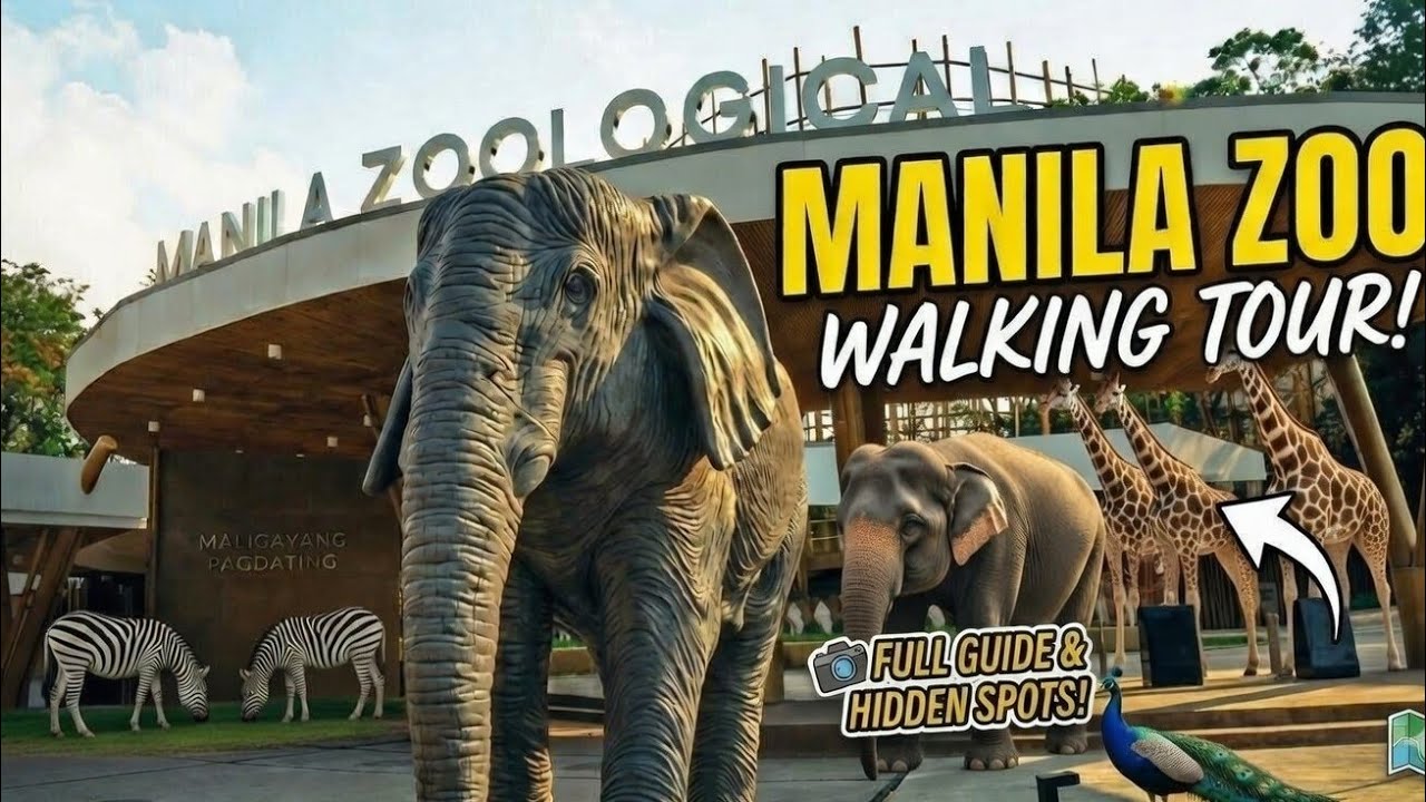 NEW! MANILA ZOO 2026 | Walking Tour | Manila Philippines 🇵🇭
