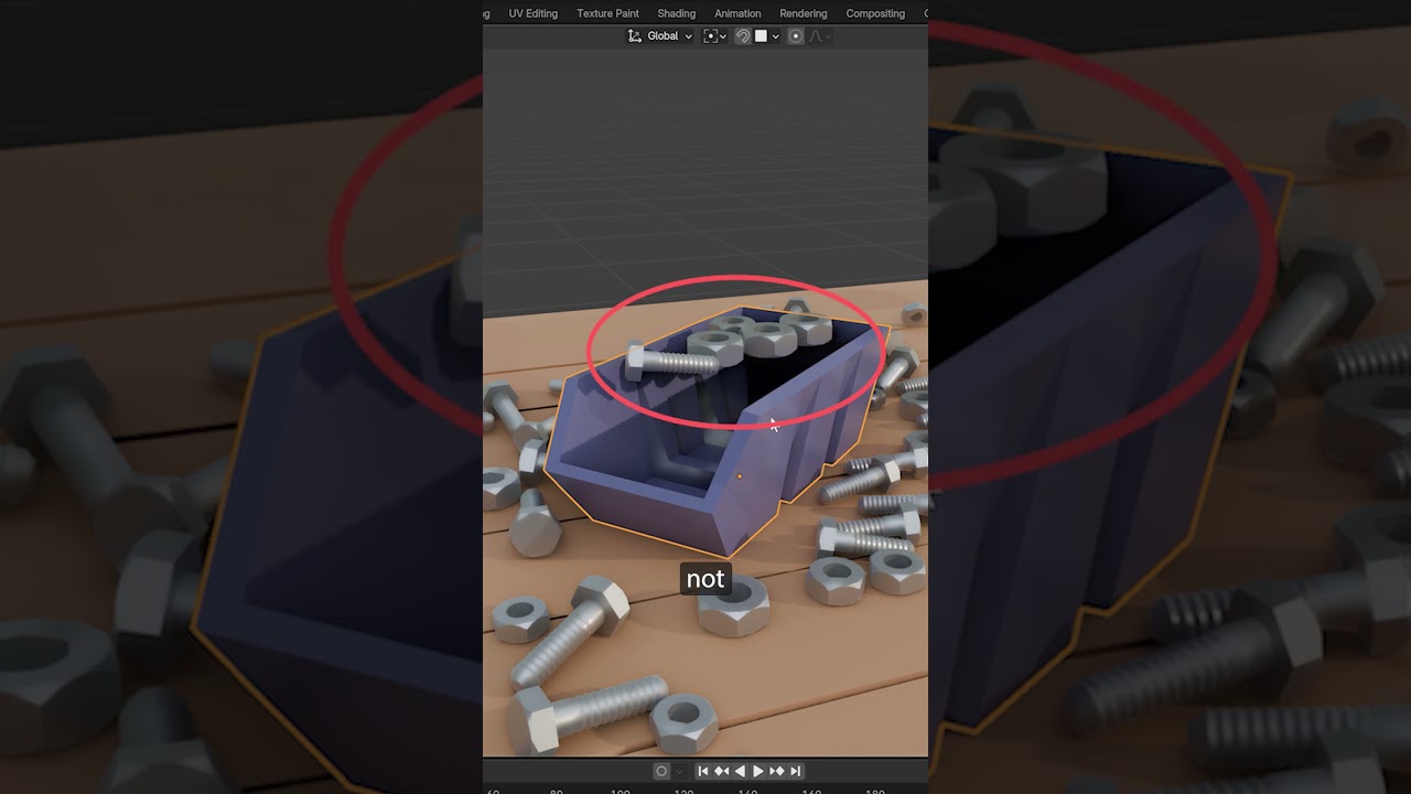 Use physics to easily populate your scene with objects in Blender.#b3d #blender3d