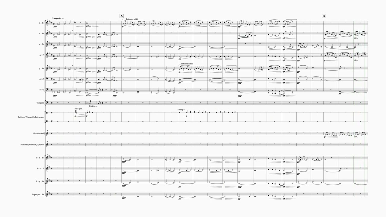 Kulturskoleprojekt 2025 med Prinsens Musikkorps - II sats af Dvorak 9. Symf.