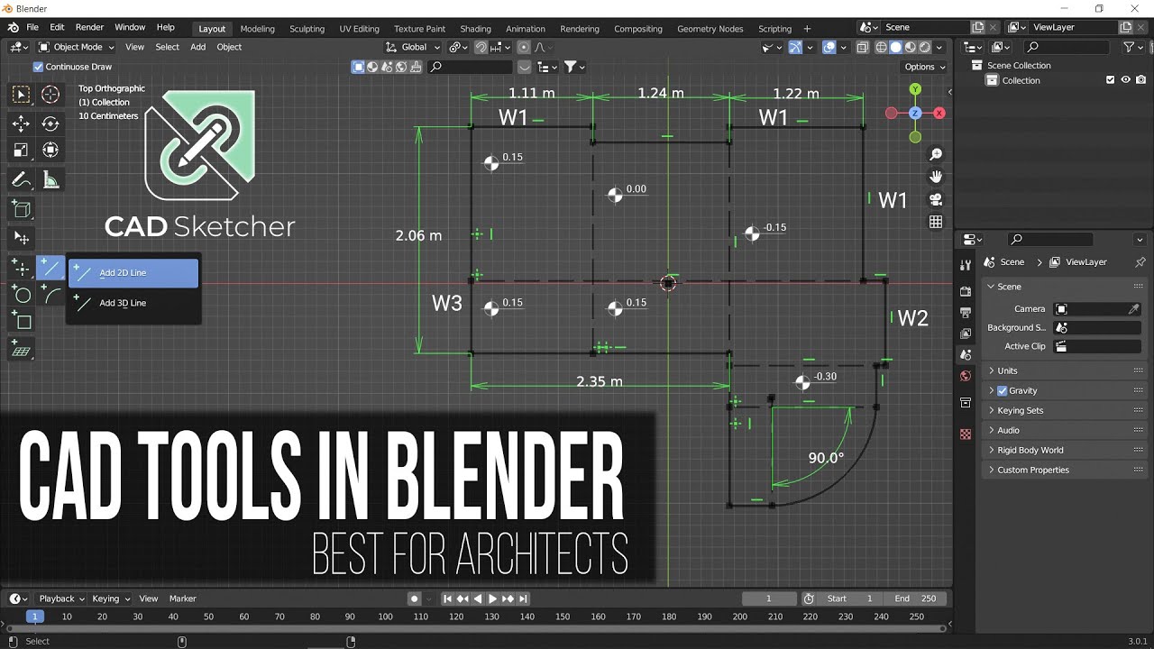 CAD for Blender HAS ARRIVED! | The New CAD Sketcher Add-on