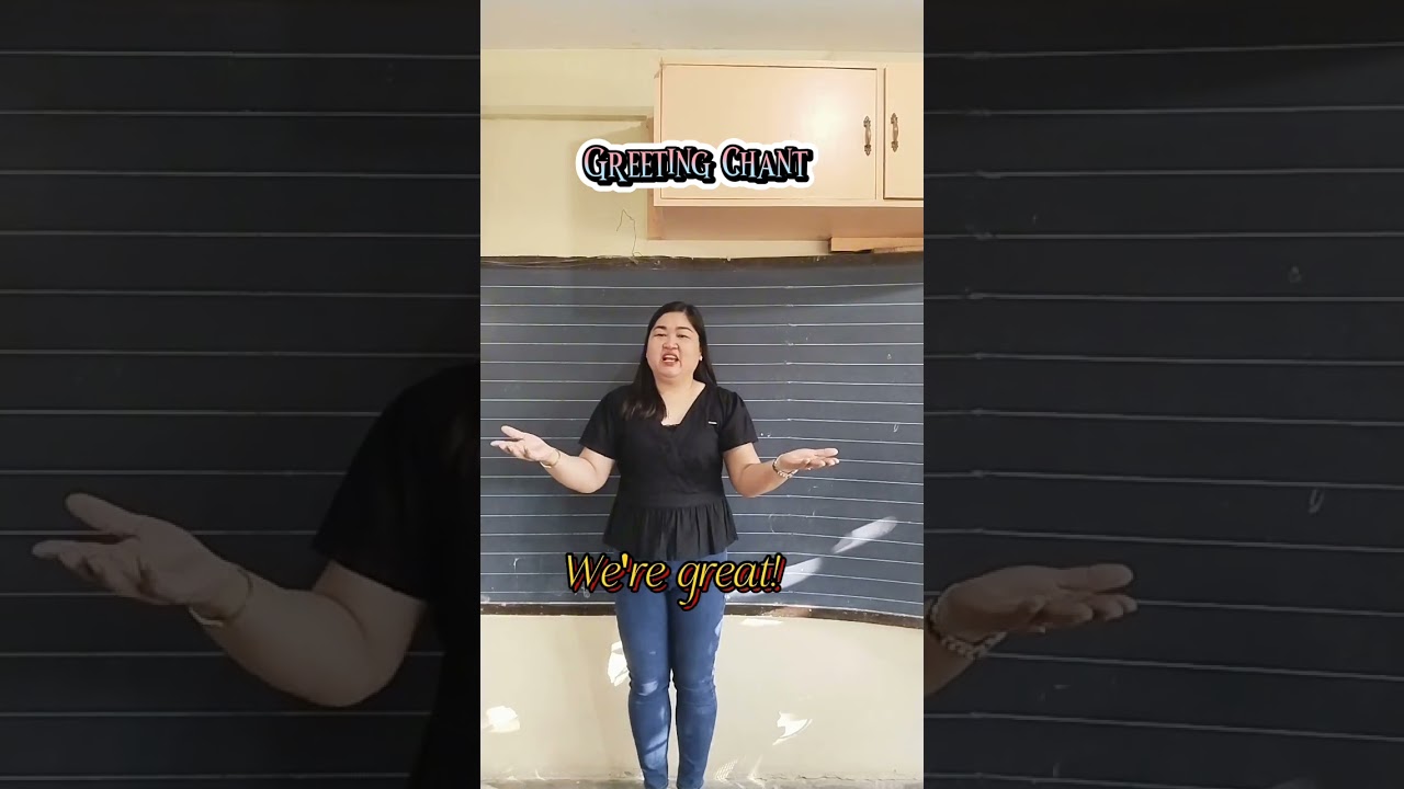 Greeting Chant #energizer #education
