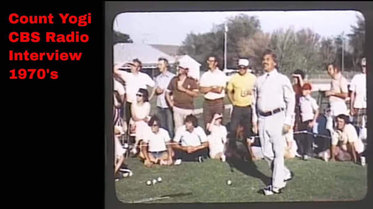 Count Yogi ® Archive Radio Interview with Jim Racer, CBS Radio, Los Angeles ©