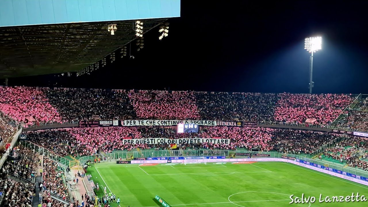 TIFO PALERMO - REGGIANA 2-1 (4K) 23/08/2025