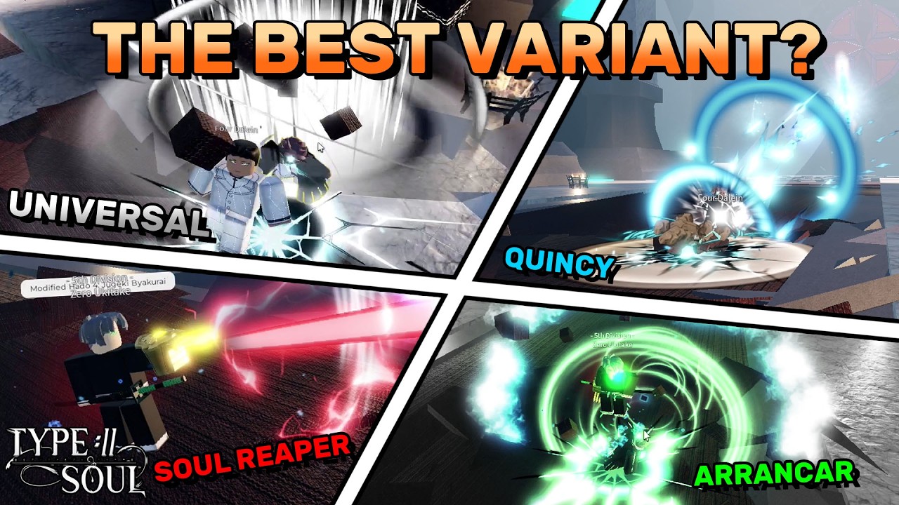 What's The Best Variant? (ALL GHOSTWALK VARIANT SHOWCASE) | Type Soul