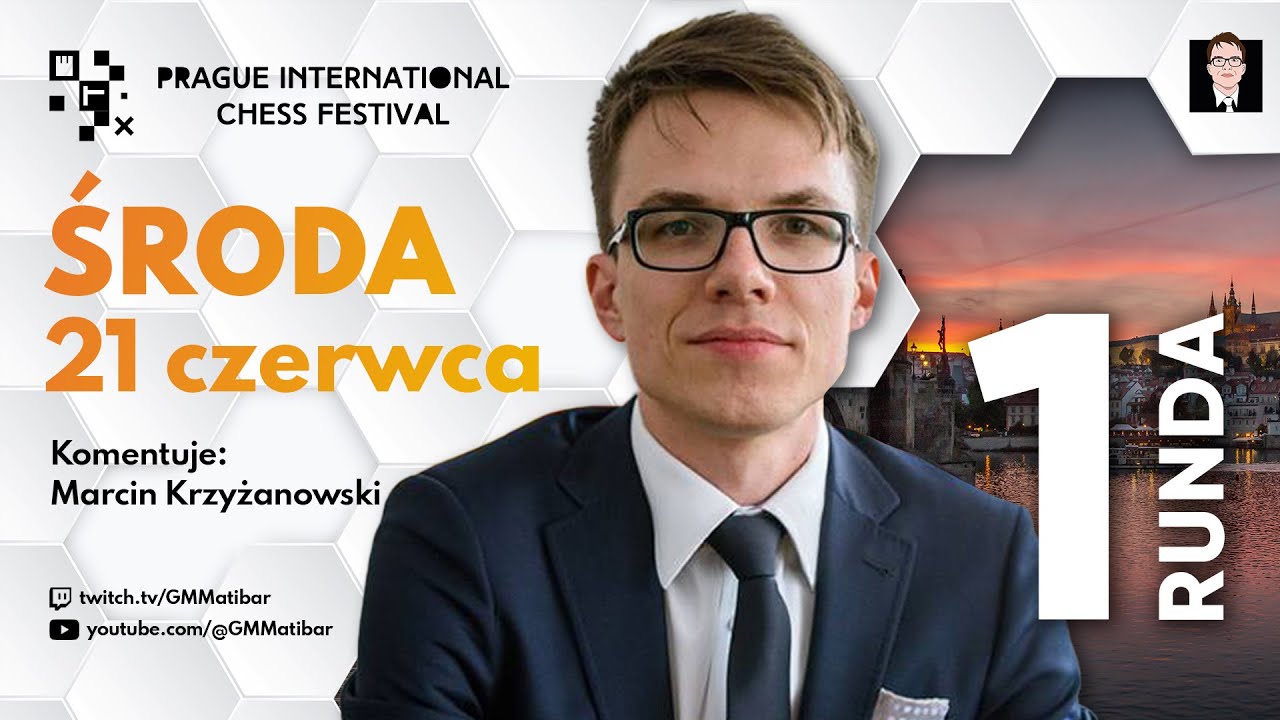Prague International Chess Festival | 1 runda | Bartel - Gledura