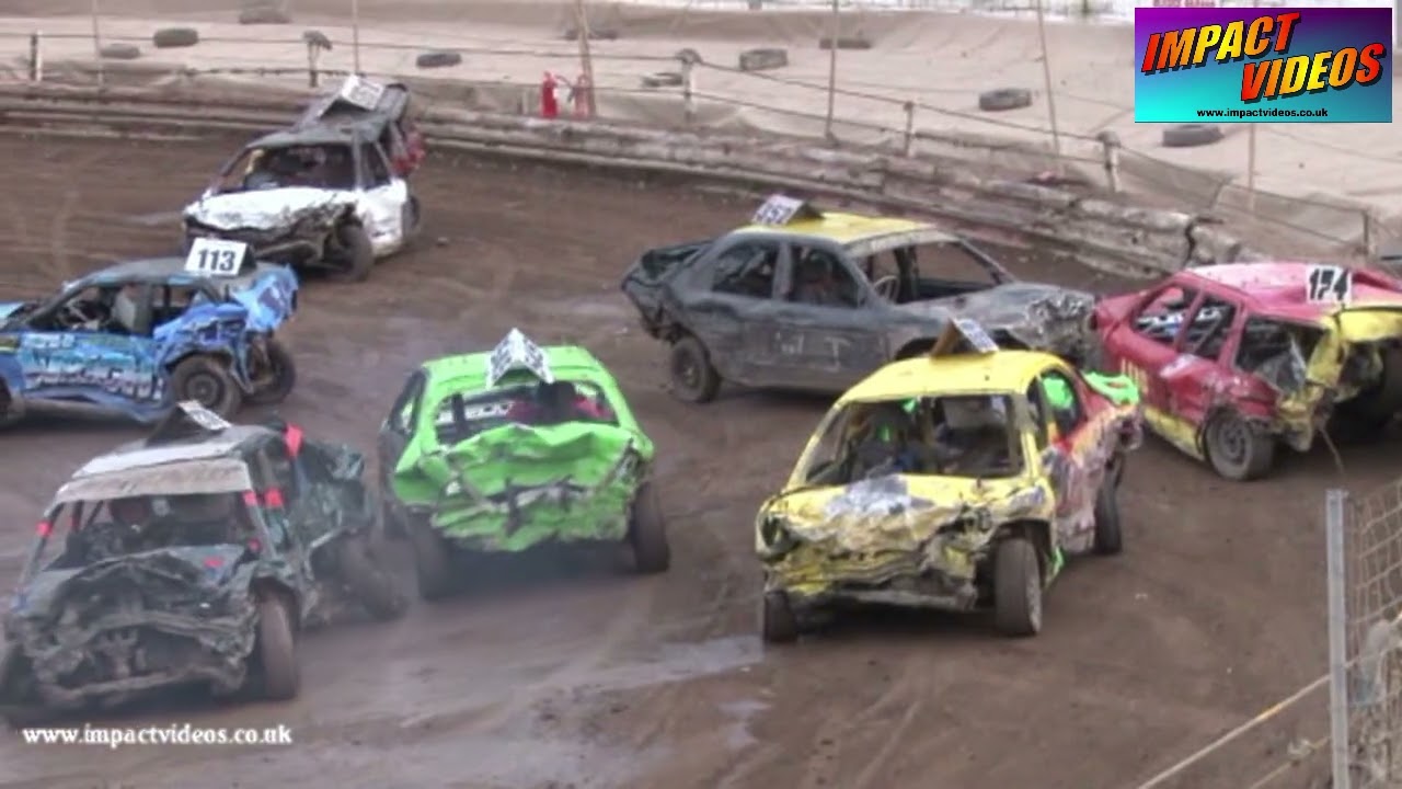 Halloween Havoc! Crazy Banger Racing Mildenhall 2014 Highlights Destruction Derbies