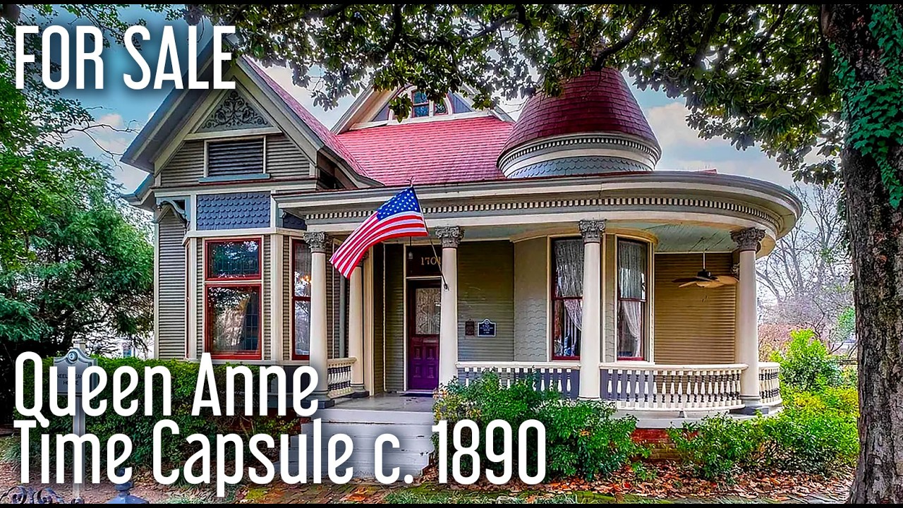 FOR SALE: Queen Anne Time Capsule, Neel Deane House in Little Rock, AR Quapaw Quarter