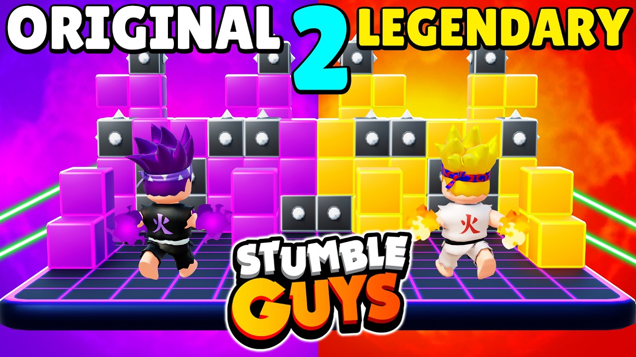 OG против LEGENDARY 2 в Stumble Guys!