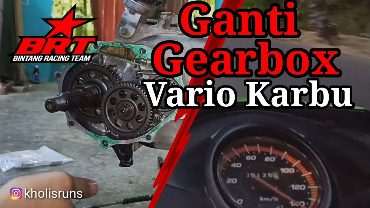 Ganti Gear Rasio BRT &bull; Vario 110 Karbu