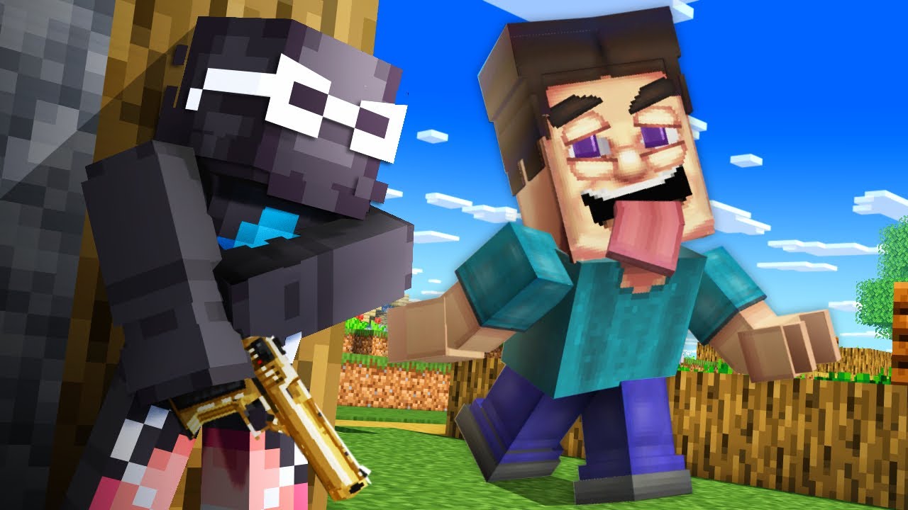 Encontre a Grotesque Steve En Minecraft...
