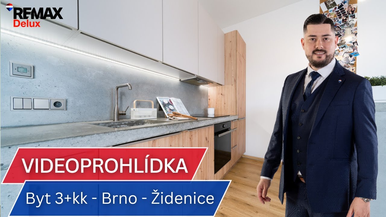 Prodej bytu 3+kk 74m2 s atypickou terasou 44m2, Brno - Židenice, Tomáš Nedoma Realitní makléř Remax