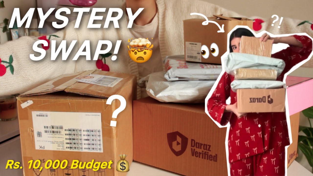 I SWAPPED MY DARAZ PARCELS WITH MY FRIEND🤯📦  