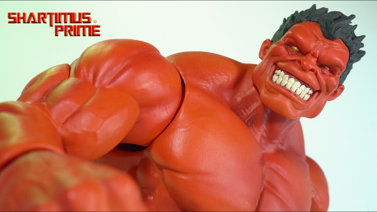 Repainted Rulk! - Marvel Select Red Hulk Diamond Select Toys Action Figure Review