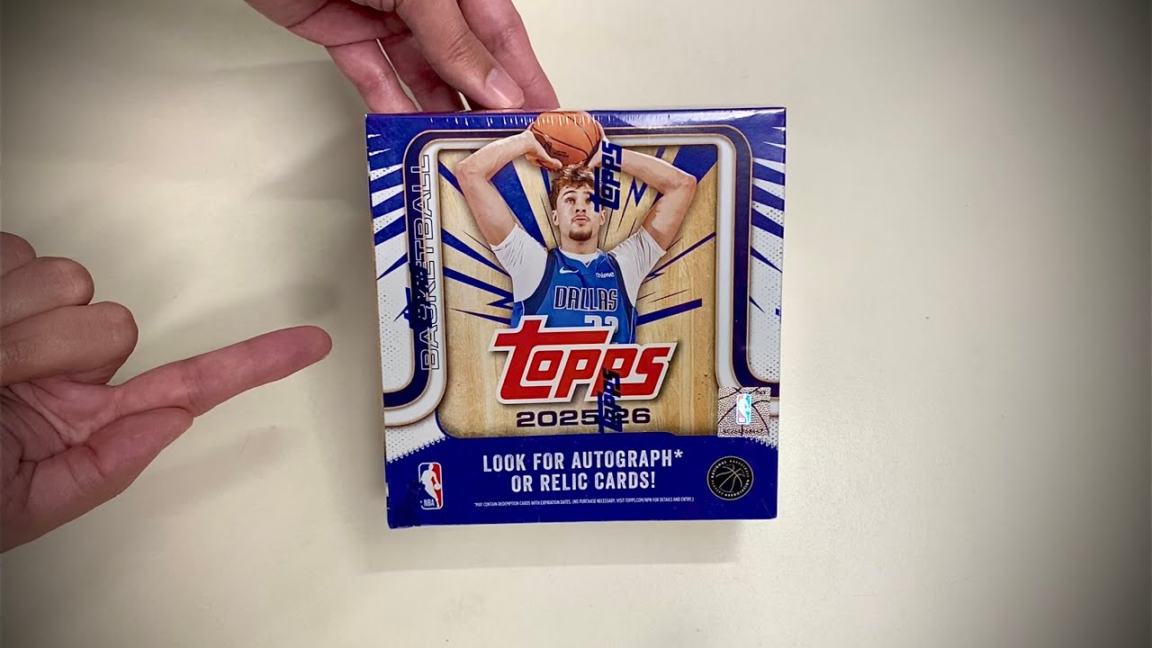 Topps 2025-2026 NBA Trading Cards Mega Box Unboxing 🏀
