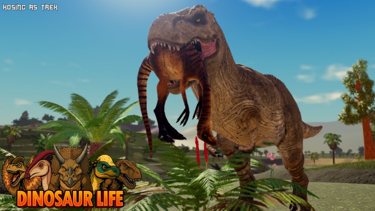 Kosing as T-REX in Dinosaur Life | ROBLOX Dinosaur Life