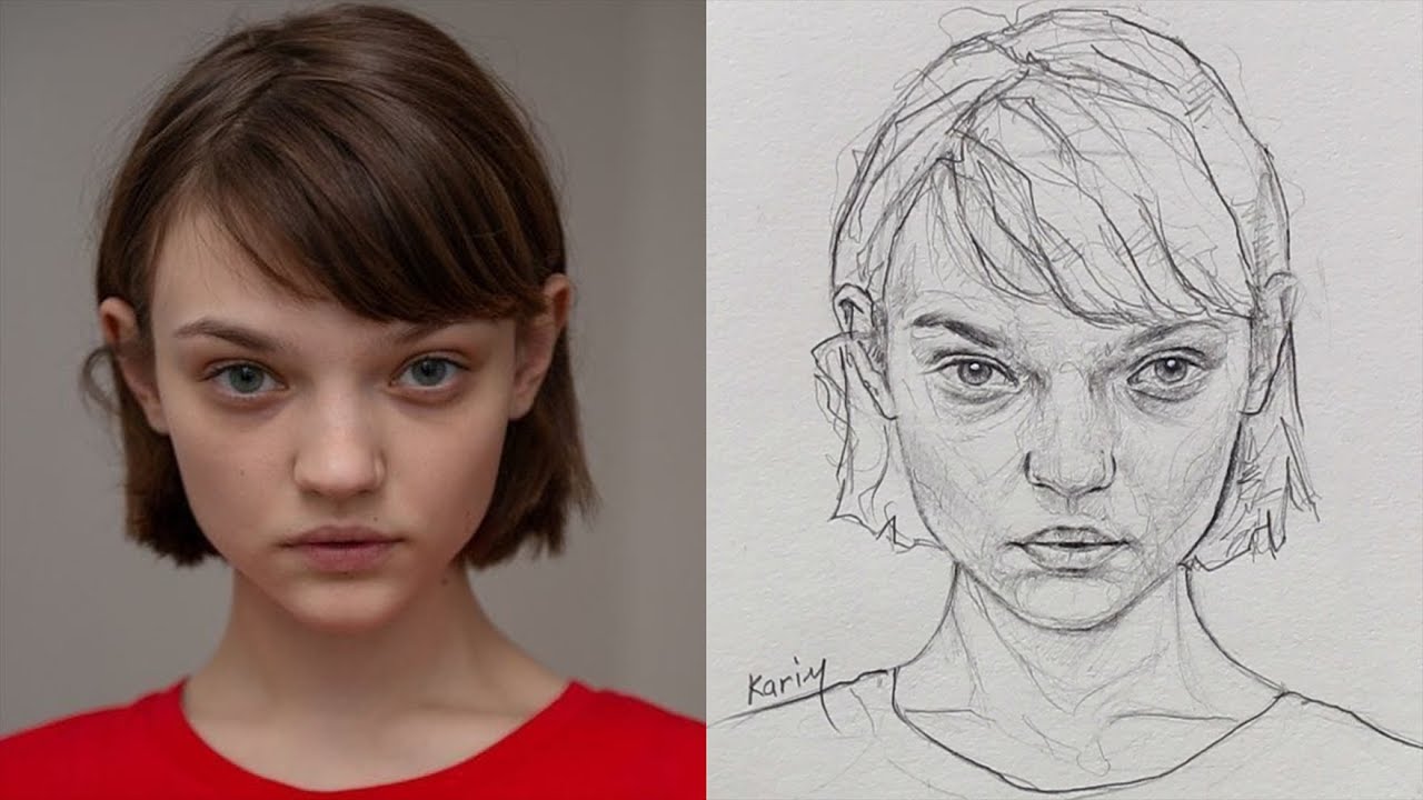 Научитесь рисовать портреты методом Лумиса | Простые и эффективные техники