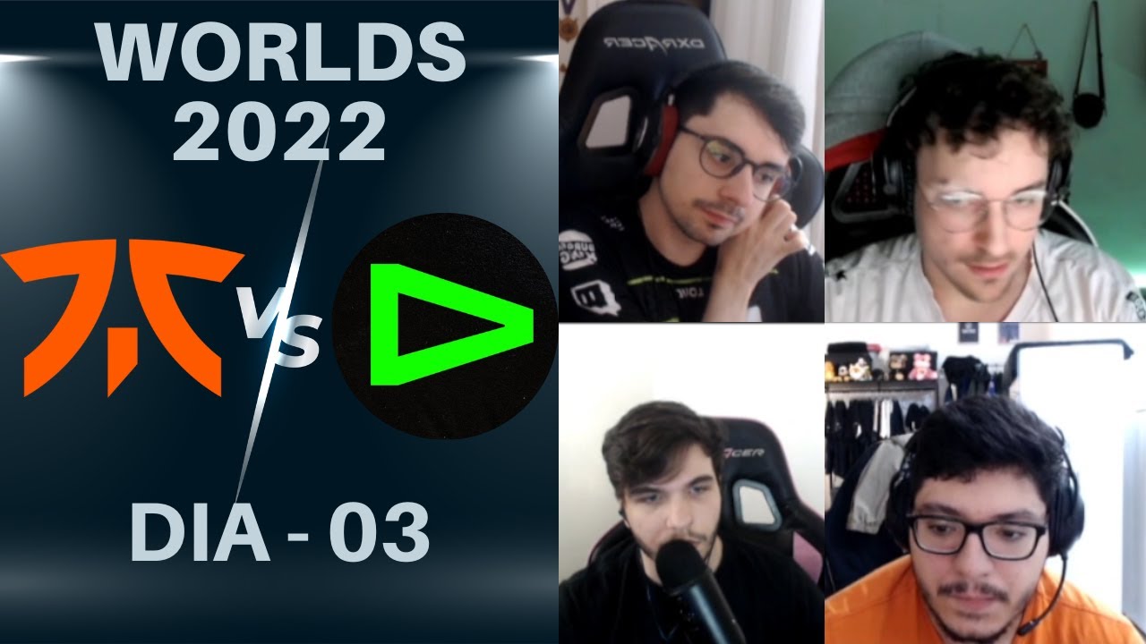 LOUD VS FNC - SHINI, MICAO, REDBERT, ENVY e THAY - WORLDS 2022 - DIA 03