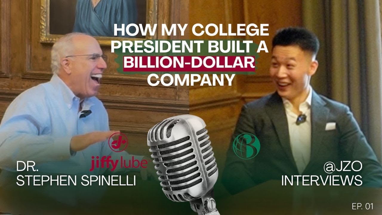 Babson College's President Shares How He Built Billion-Dollar Company Jiffy Lube (2,000+ Stores)🤯