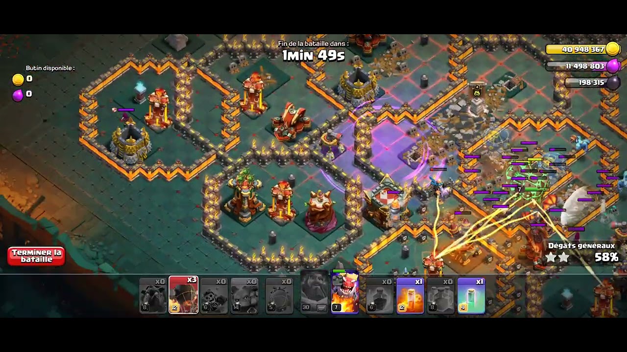 Défi 3 évasion draconic clash of clans