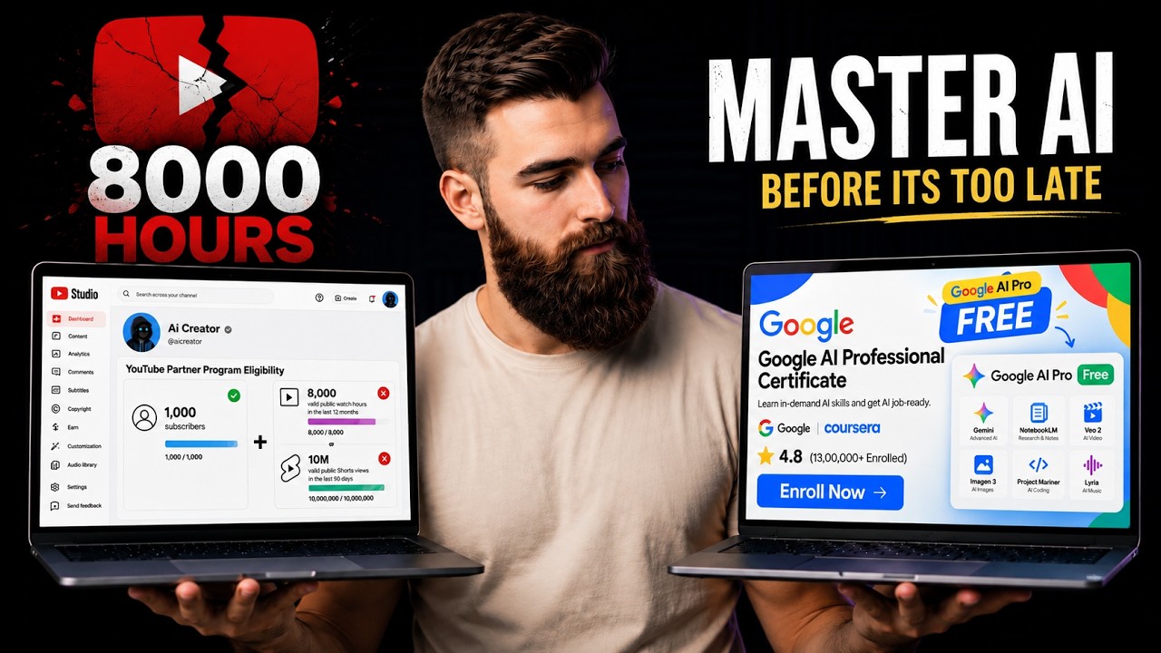 Master AI Skill With FREE Google AI Professional Course & 3 Months AI Pro