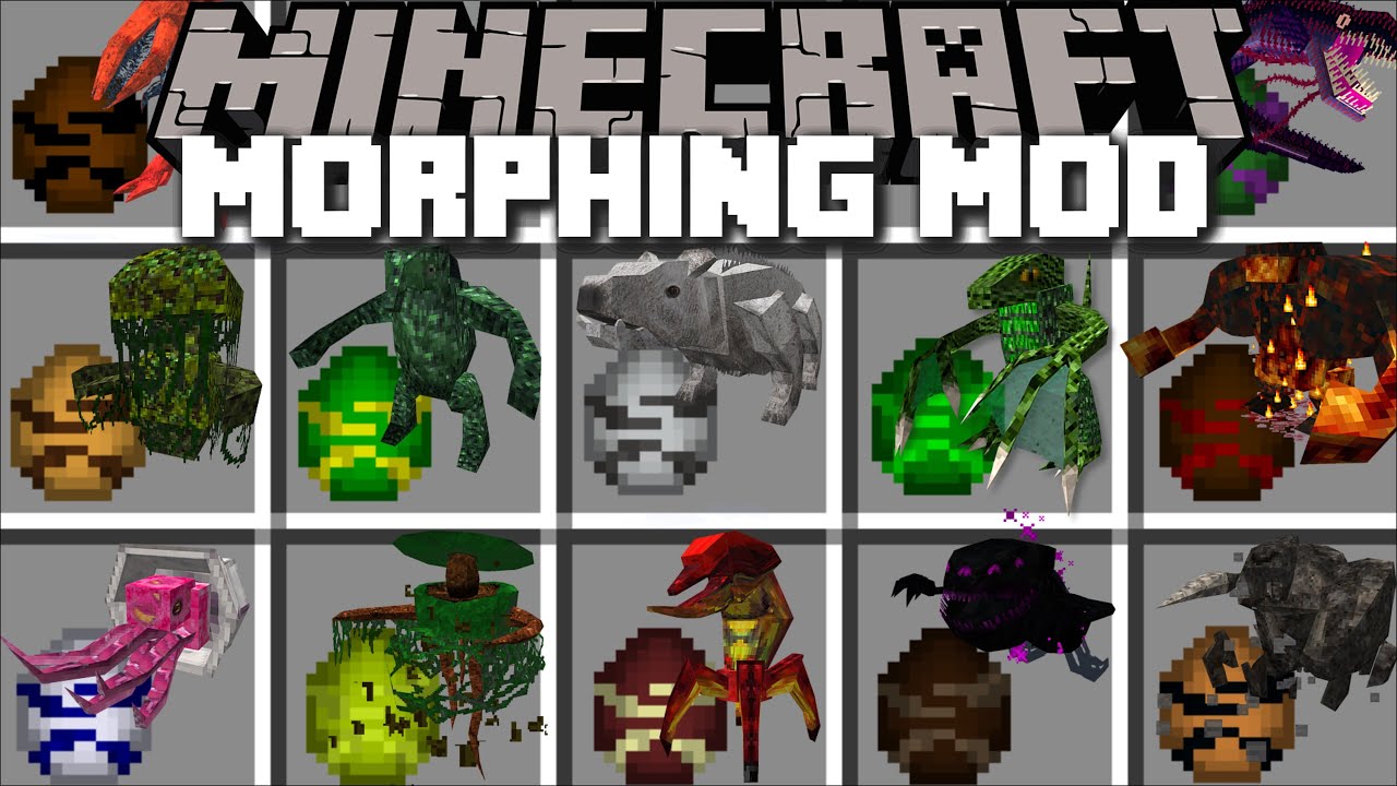 Minecraft DON'T MORPH IN TO FORBIDDEN LYCANITES MOBS MOD / DANGEROUS MORPHING MOB !! Minecraft Mods