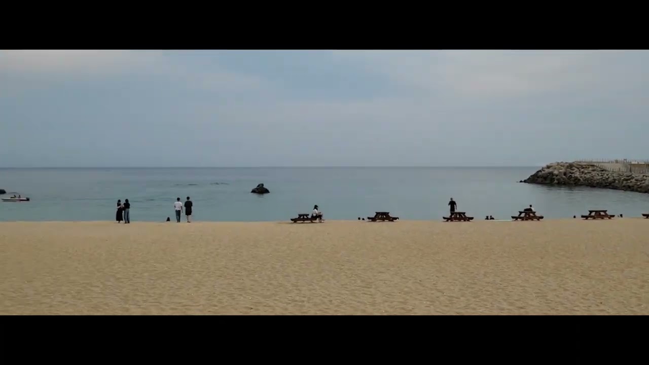KTX 강릉역 인근 명소 : 2022.8 안목해변(3) - Korea Gangneung Tour
