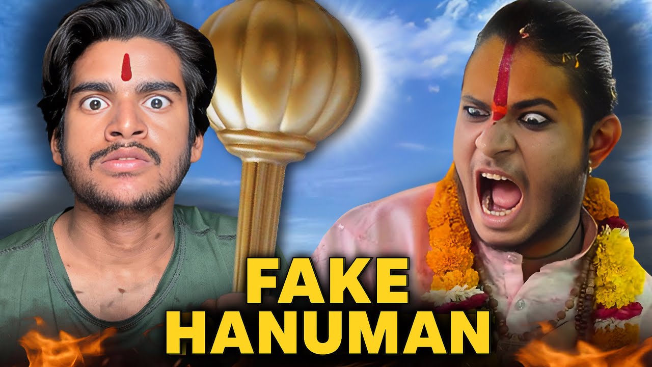 Viral Cringe Hanuman Ji Roast | Spiritual Scam: Acting Like God for Views? Exposed!