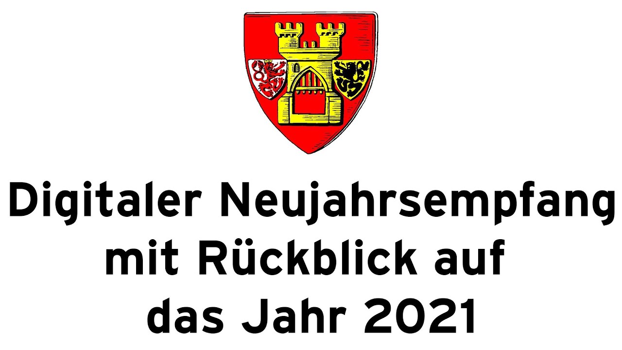 Digitaler Neujahrsempfang der Stadt Euskirchen