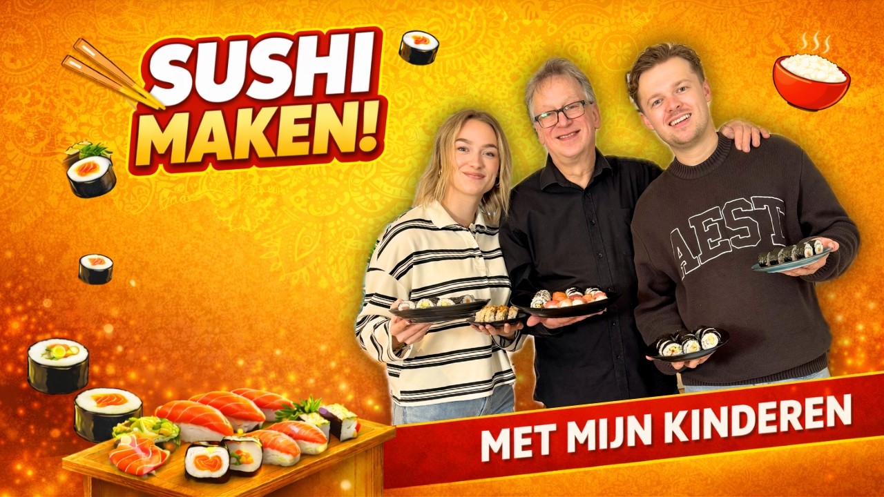 Hoe maak je sushi? Samen met mijn kinderen!
