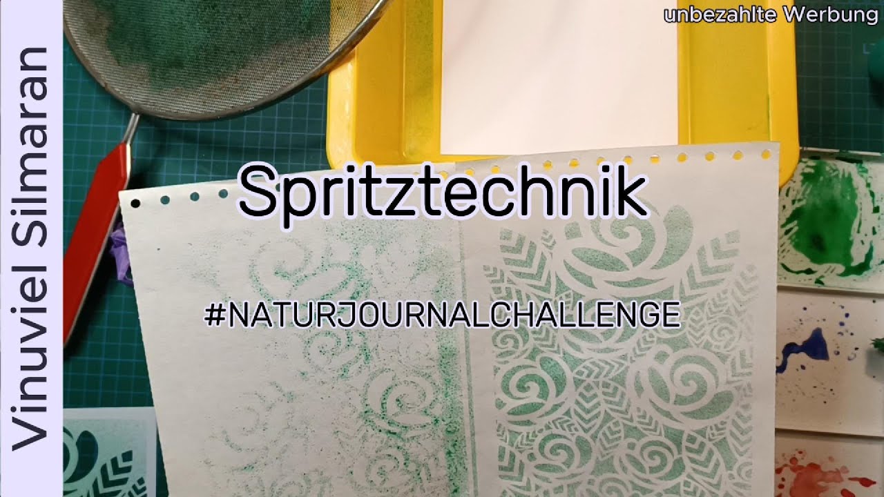 Spritztechnik | #naturjournalchallenge