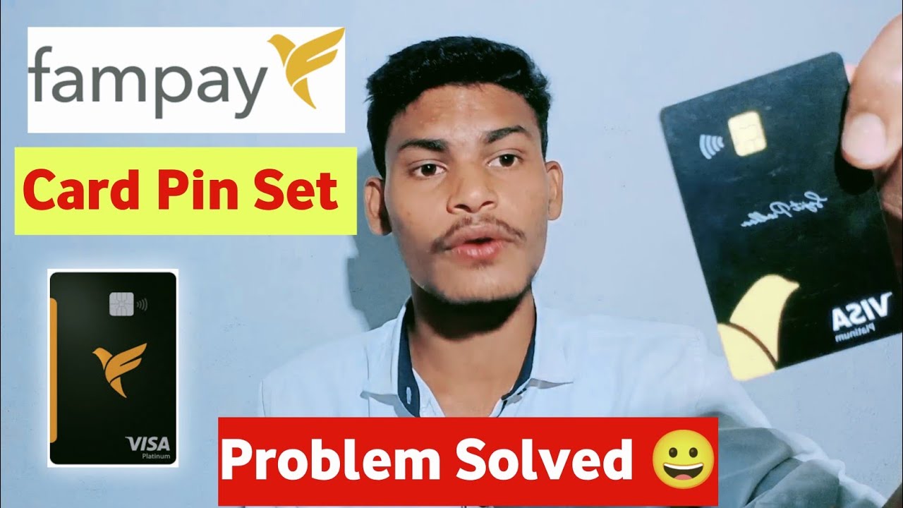 Fampay Card Pin Set Problem Solved || How To Solved Famcard Pin Set |Fampay Card Pin Set Kaise kare