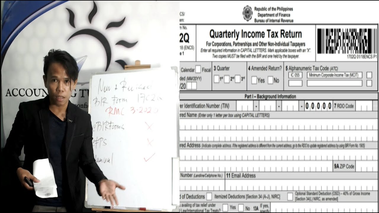 New and Revised BIR Form 1702Q 😊