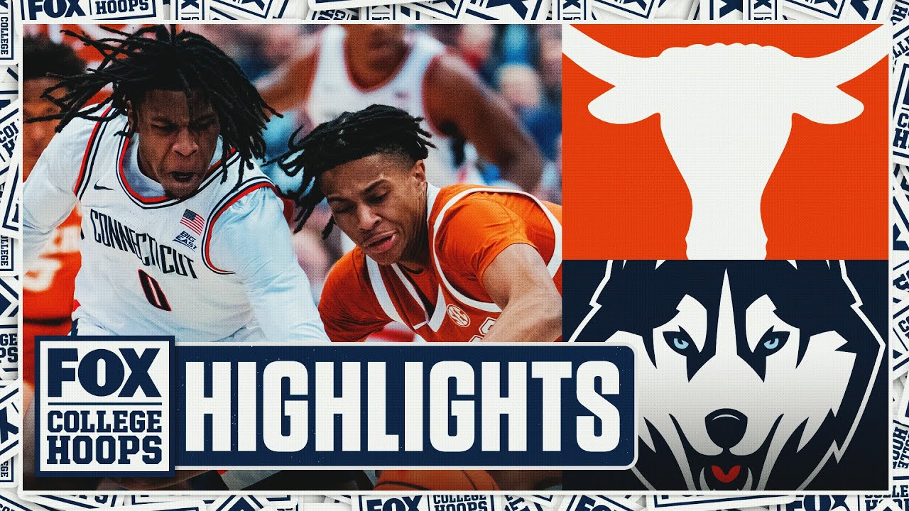 Texas Longhorns vs. No. 5 UConn Huskies Highlights 🏀 FOX College Hoops