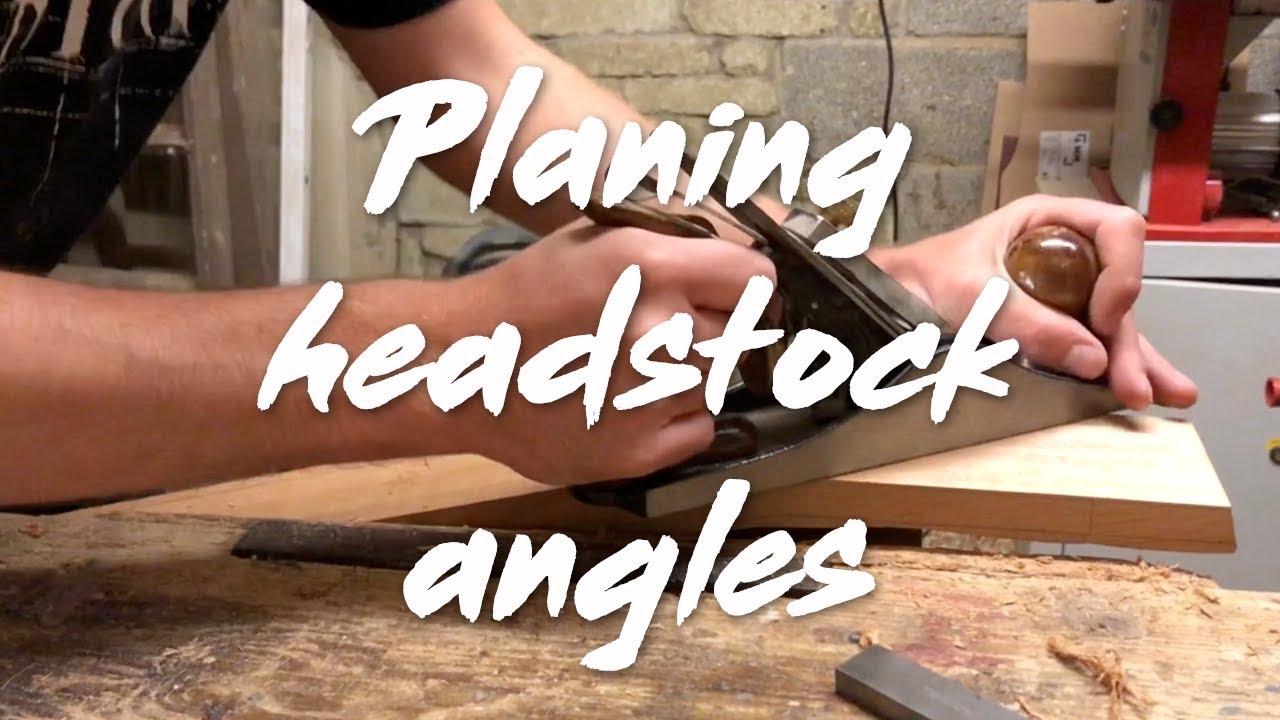 Building DC Guitars - Episode 4 | Planing in headstock angle