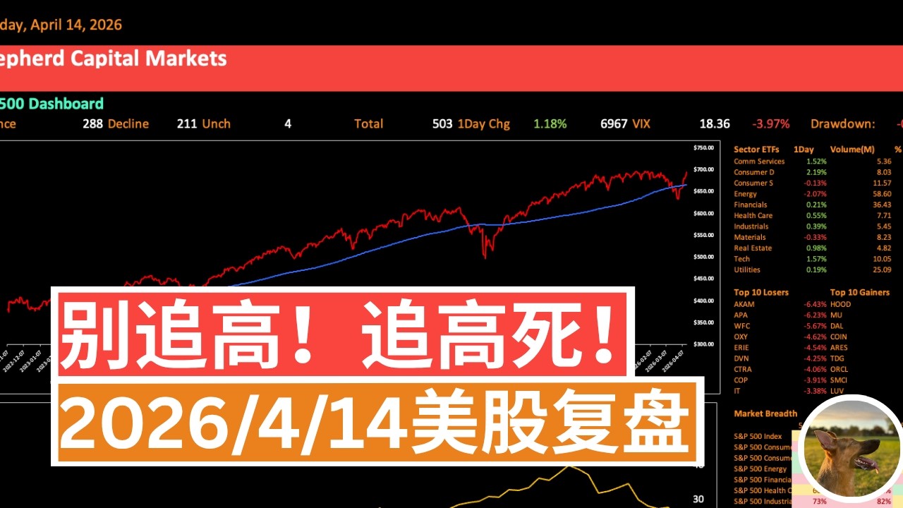 美股十连涨！但别追高！ NVDA AMZN PLTR HOOD 美股复盘